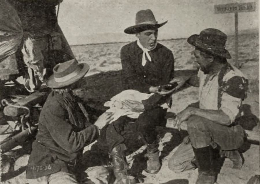 The Three Godfathers scene