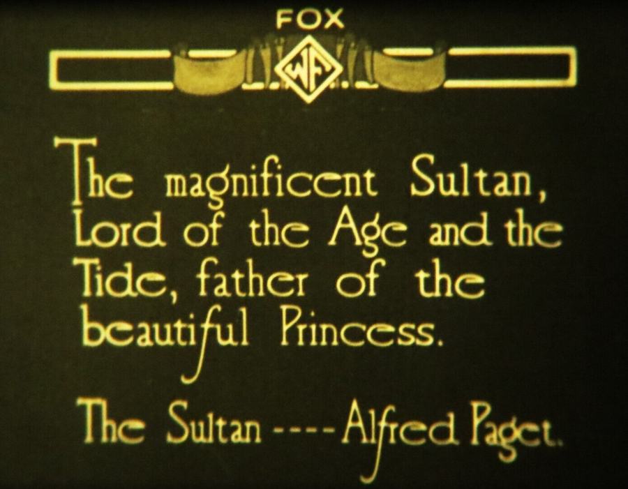 Aladdin and the Wonderful Lamp scene