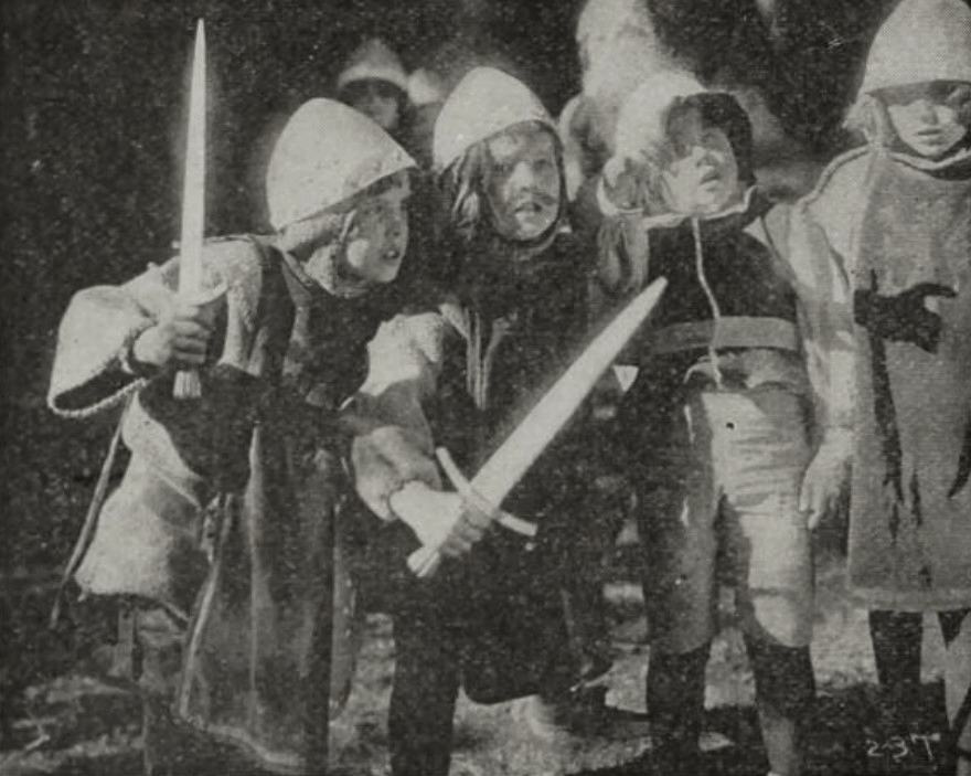 The Babes in the Woods scene