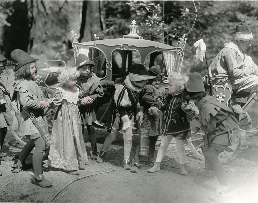 The Babes in the Woods scene