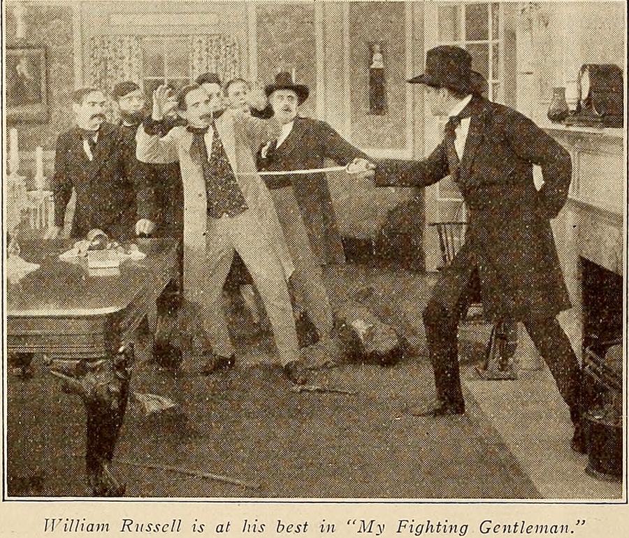 A Rough Shod Fighter scene