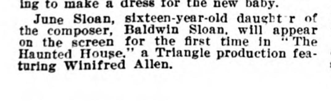 The Haunted House scene