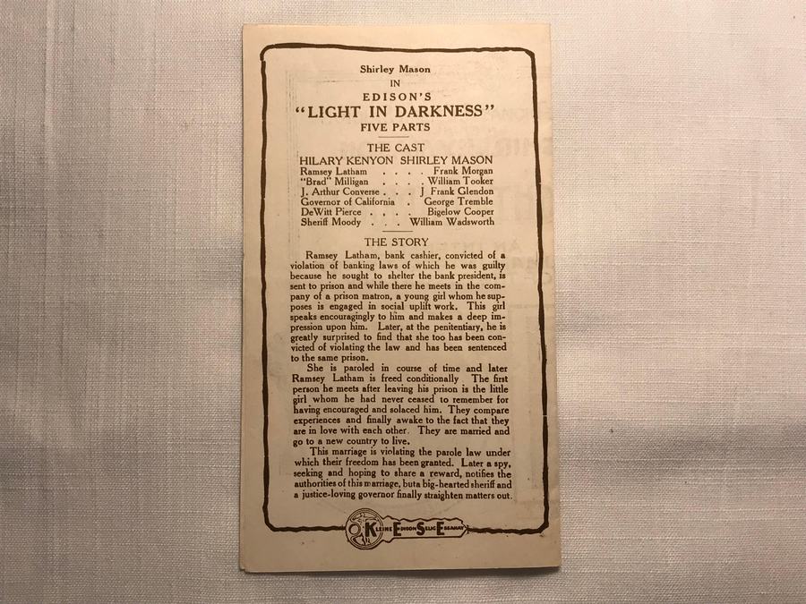 The Light in Darkness scene