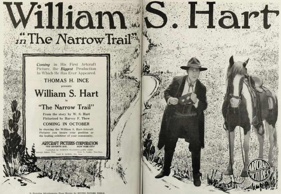 The Narrow Trail scene