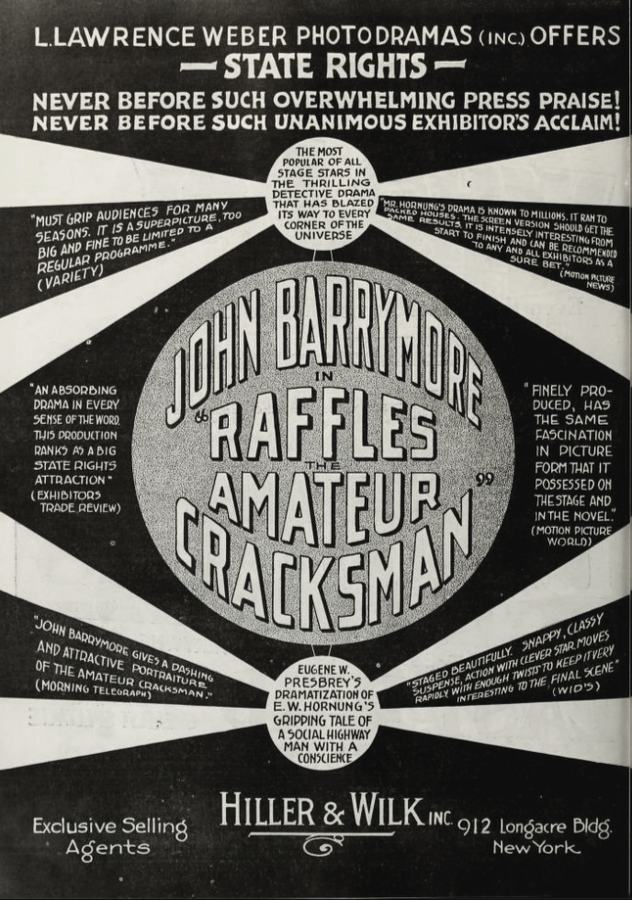 Raffles, the Amateur Cracksman scene