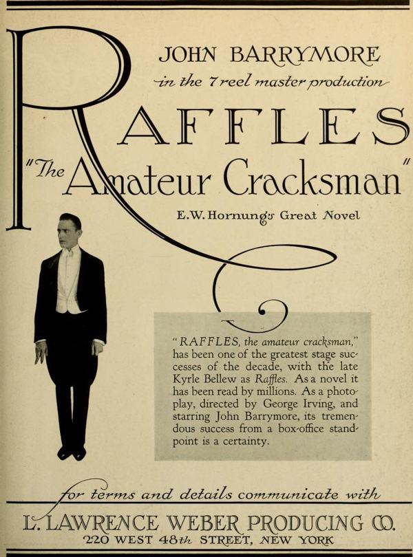 Raffles, the Amateur Cracksman scene