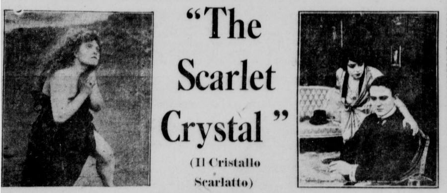 The Scarlet Crystal scene