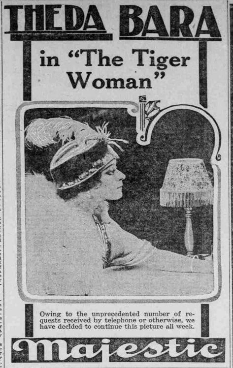 The Tiger Woman scene