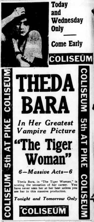 The Tiger Woman scene