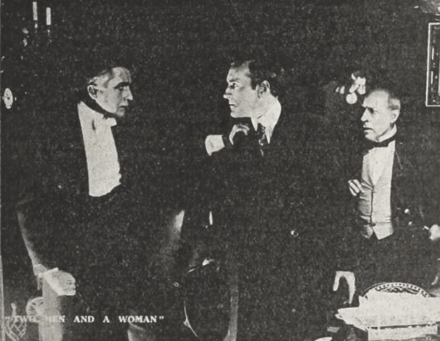 Two Men and a Woman scene