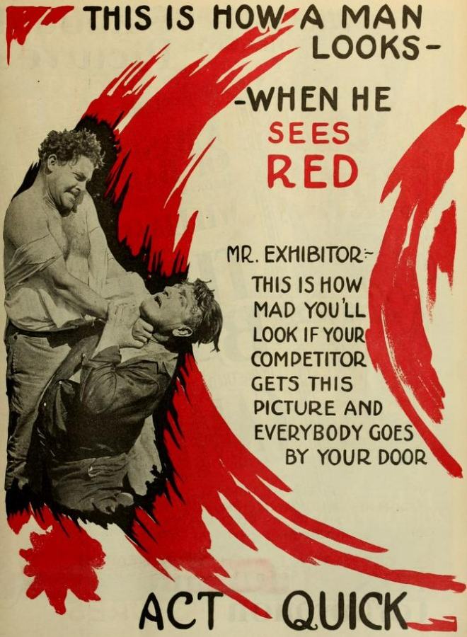 When a Man Sees Red scene