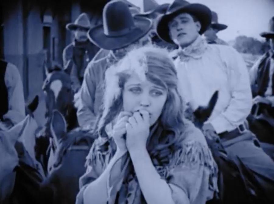 Wild and Woolly scene