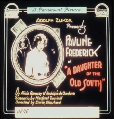 A Daughter of the Old South scene
