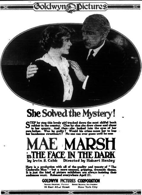 The Face in the Dark scene
