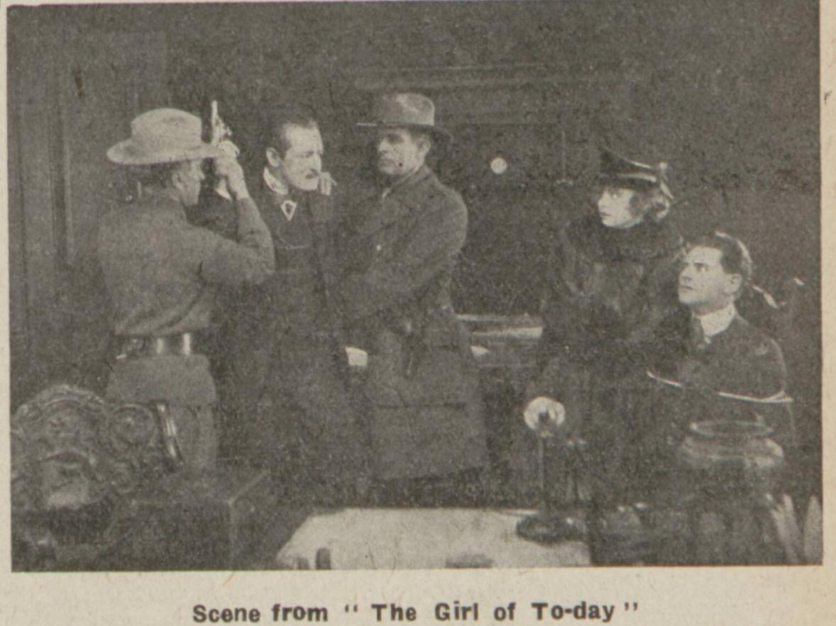 The Girl of Today scene