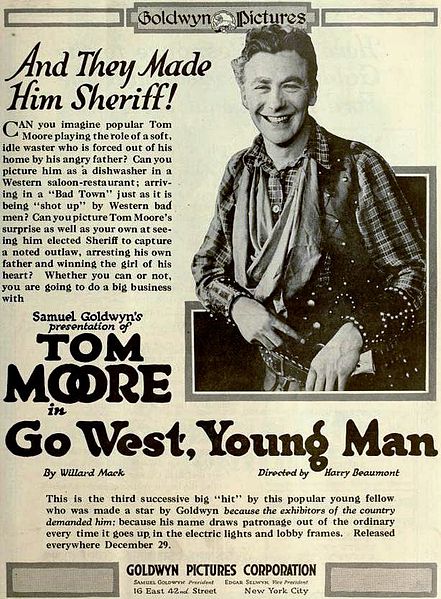 Go West, Young Man scene