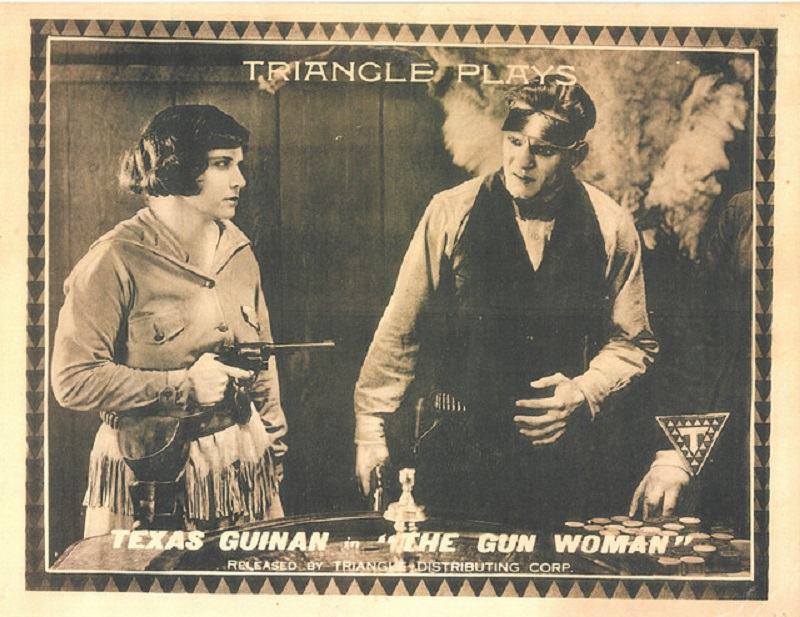 The Gun Woman scene