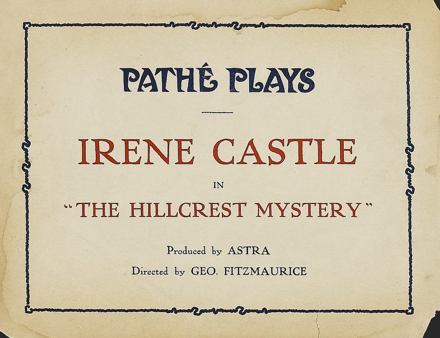 The Hillcrest Mystery scene