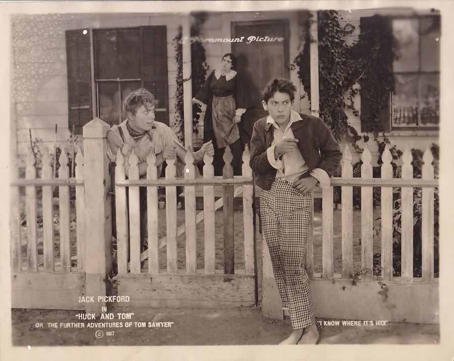 Huck and Tom scene