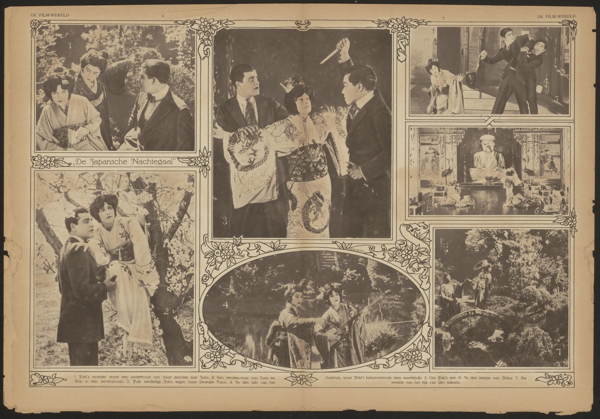 A Japanese Nightingale scene