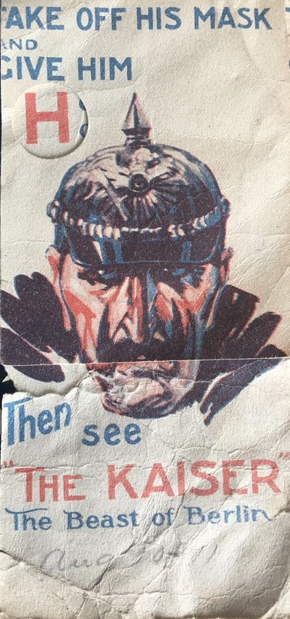 The Kaiser, the Beast of Berlin scene