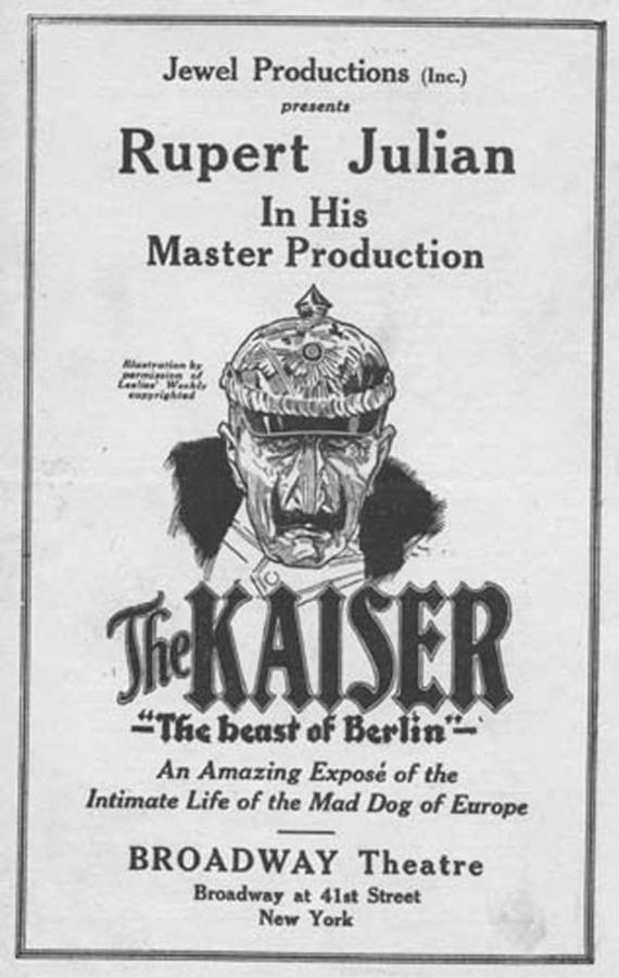 The Kaiser, the Beast of Berlin scene