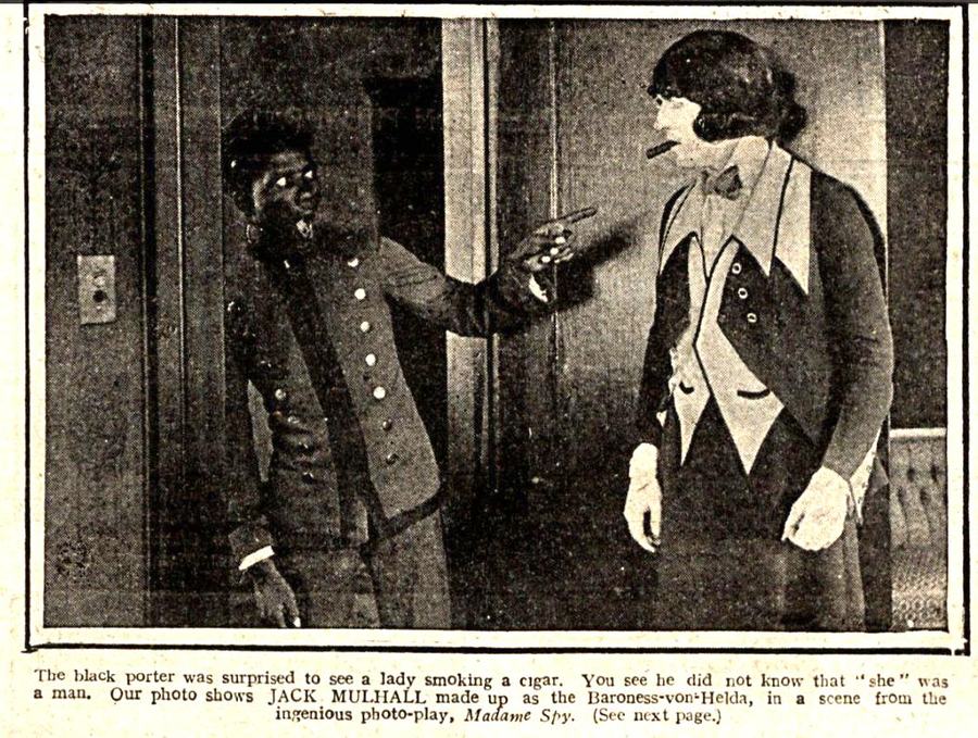 Madame Spy scene