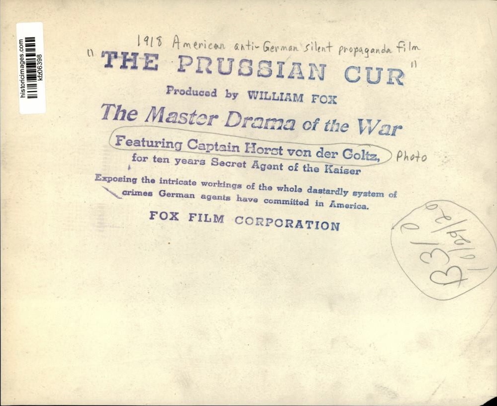 The Prussian Cur scene