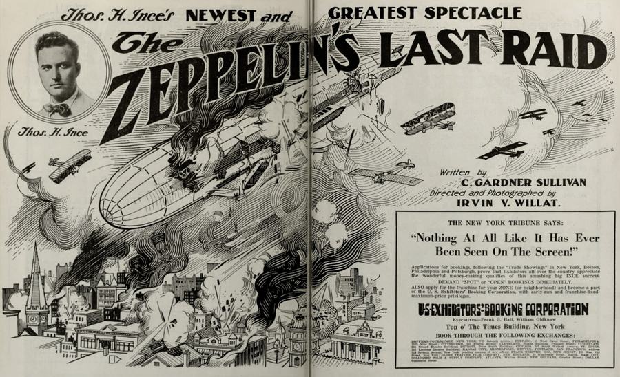The Zeppelin's Last Raid scene