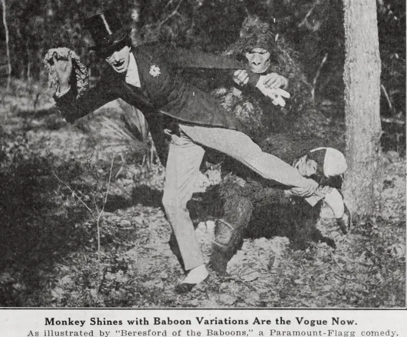 Beresford and the Baboons scene