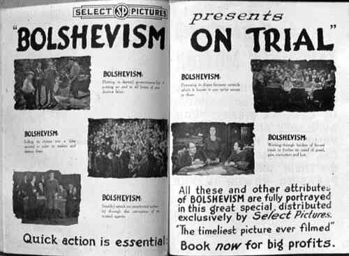Bolshevism on Trial scene