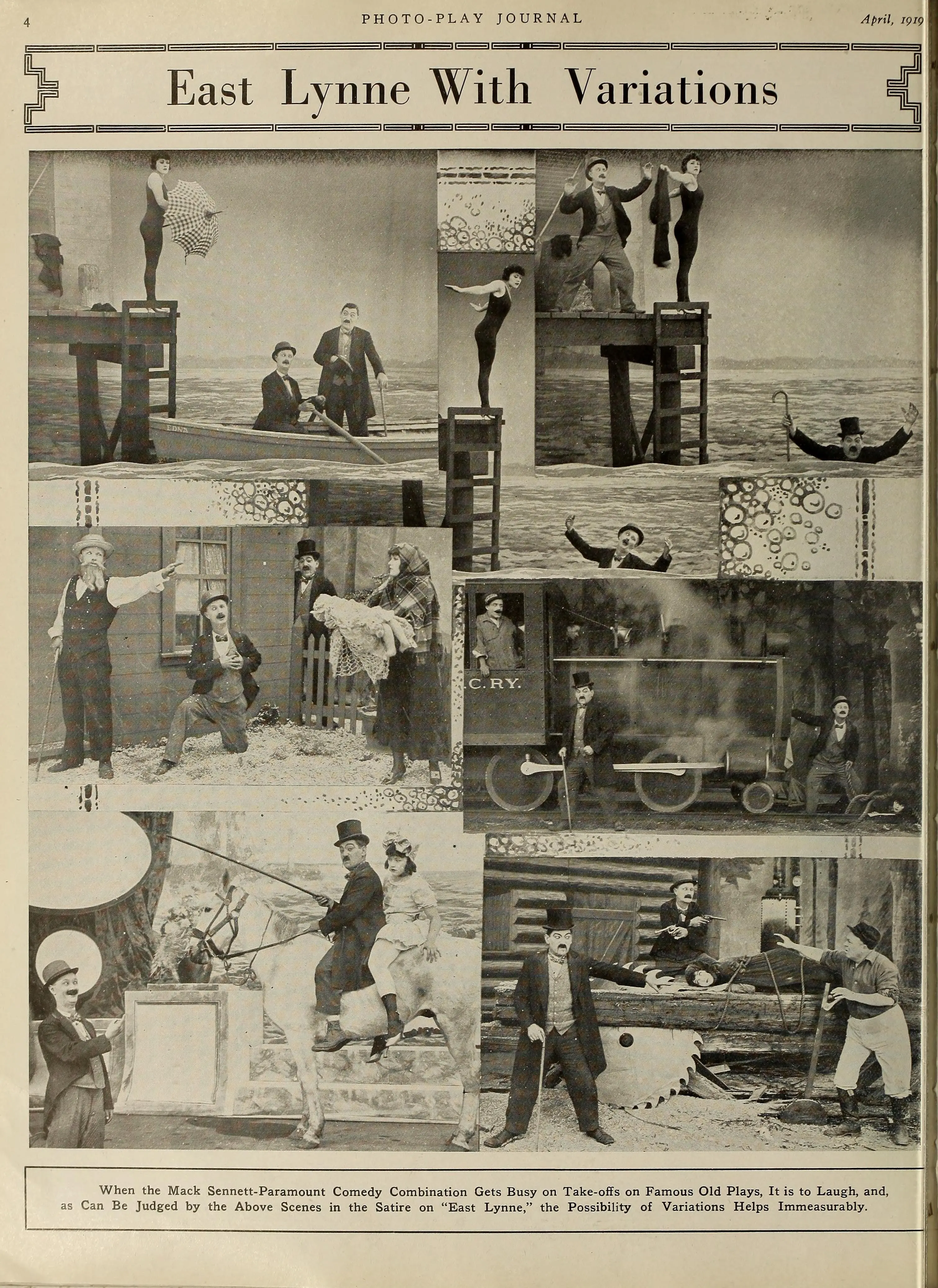 East Lynne with Variations scene