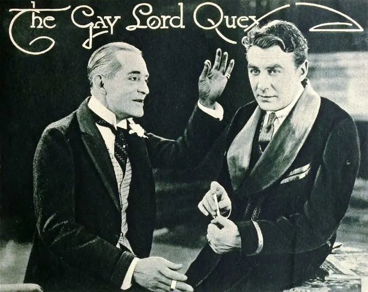 The Gay Lord Quex scene