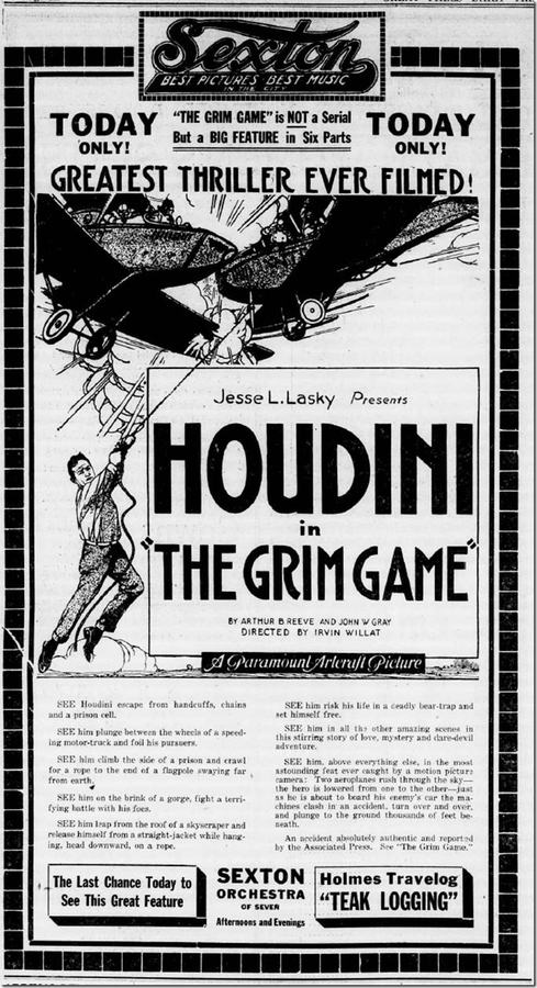The Grim Game scene