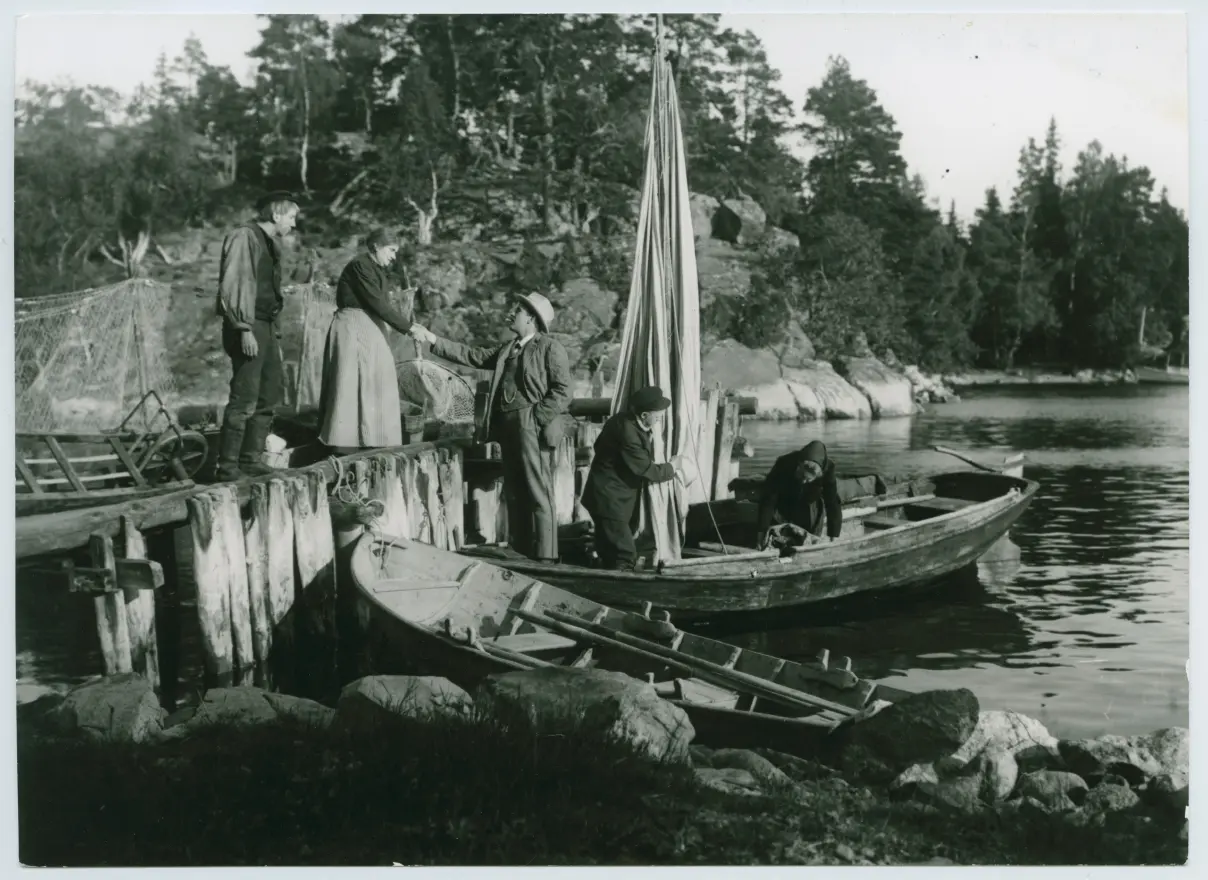 Hemsöborna scene