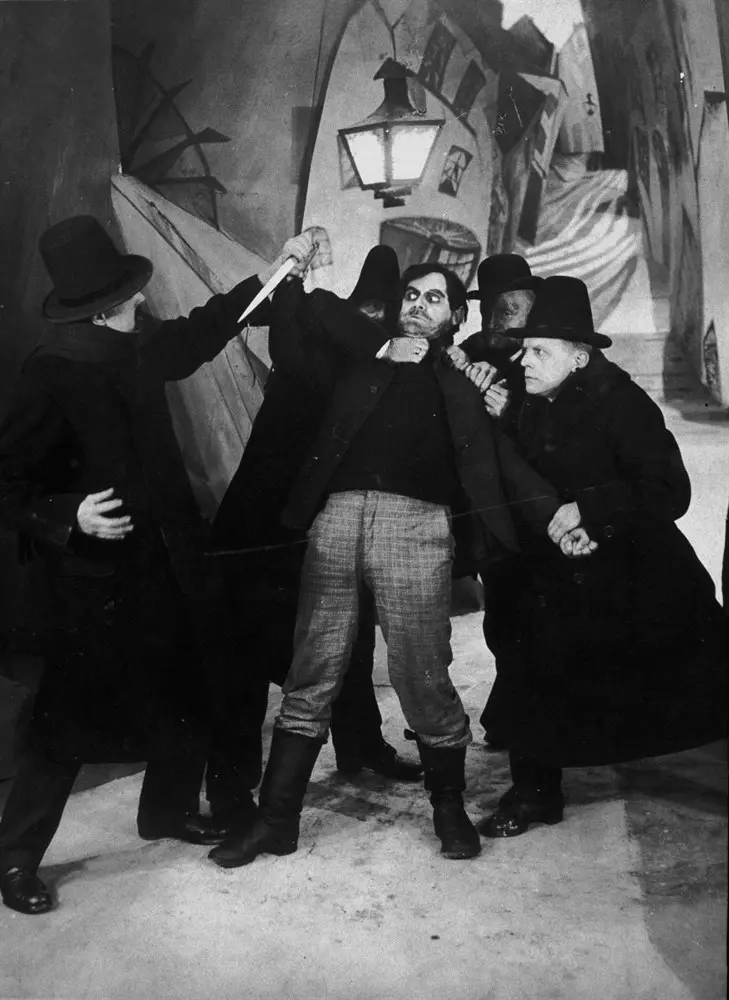 The Cabinet of Dr. Caligari scene