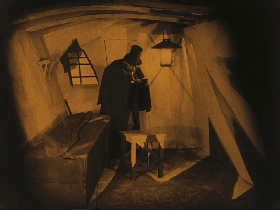 The Cabinet of Dr. Caligari scene