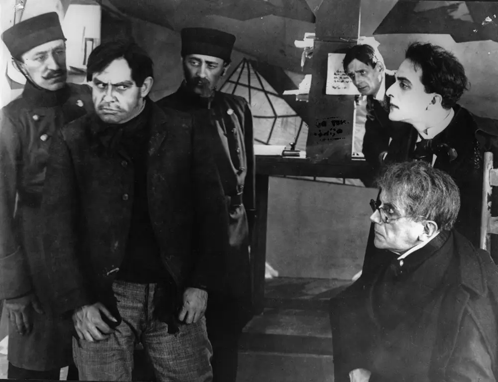 The Cabinet of Dr. Caligari scene