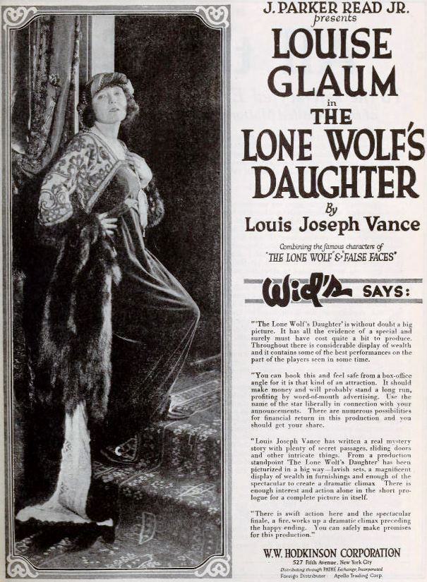 The Lone Wolf's Daughter photo