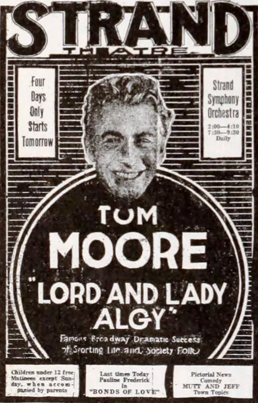 Lord and Lady Algy scene