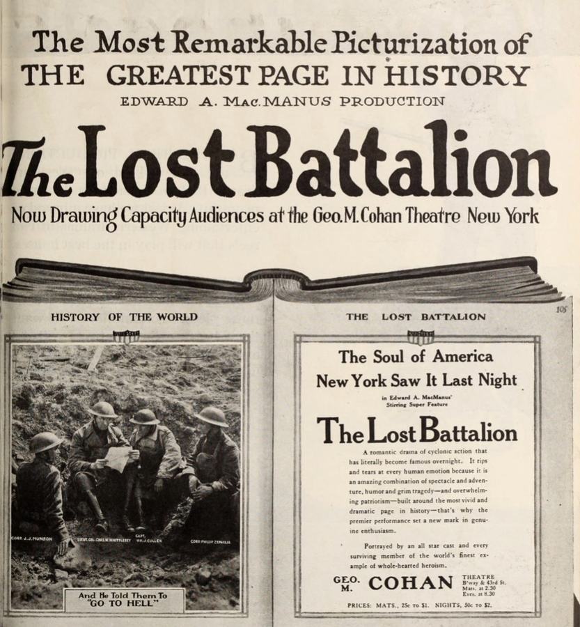 The Lost Battalion scene