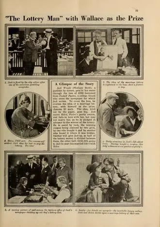 The Lottery Man scene