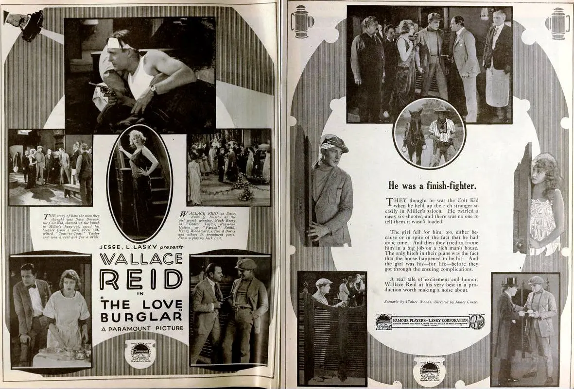 The Love Burglar scene