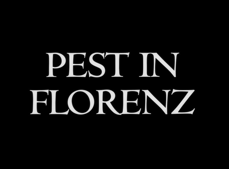 Pest in Florenz scene