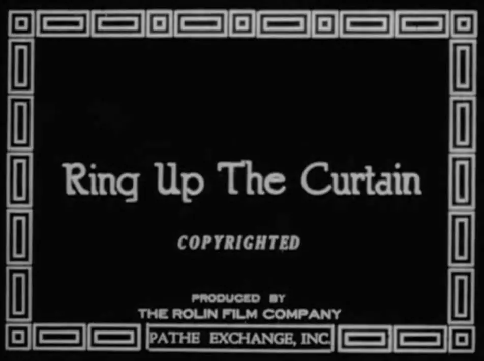 Ring Up the Curtain scene