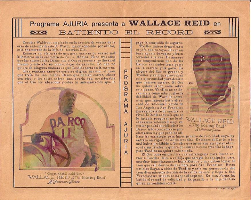 The Roaring Road scene