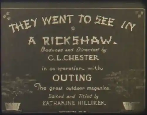 She Went to See in a Rickshaw photo