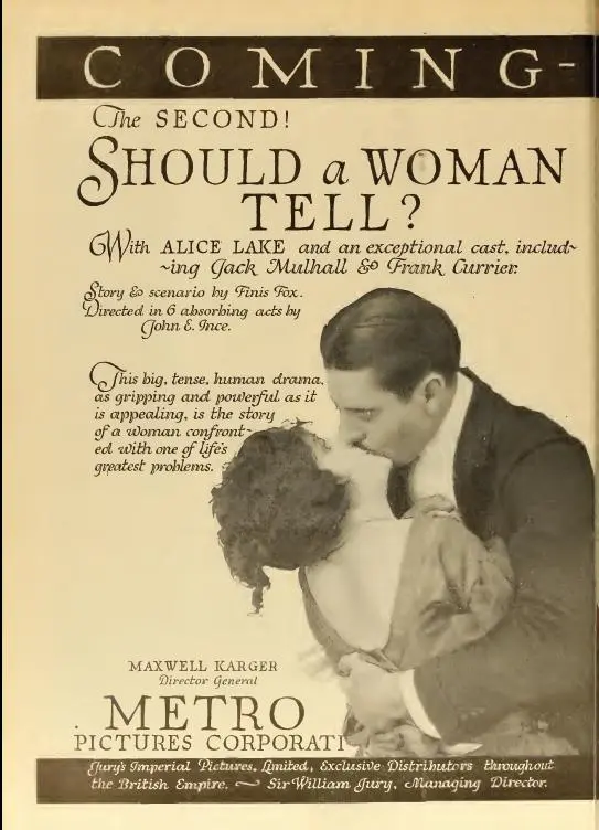 Should a Woman Tell? scene