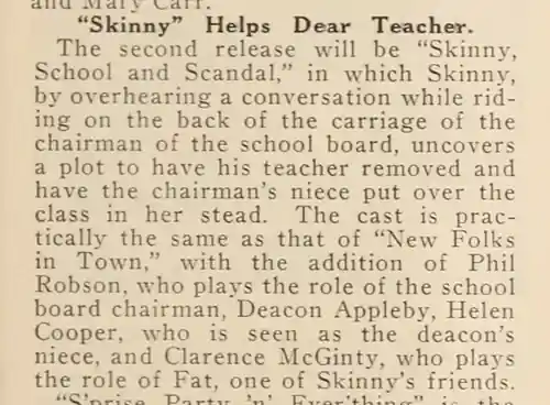 Skinny, School and Scandal photo