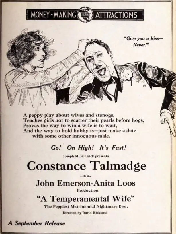 A Temperamental Wife scene